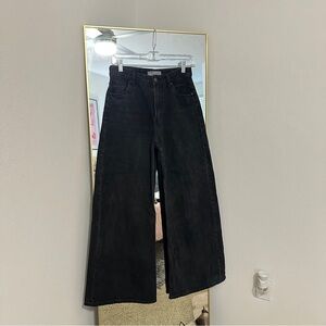 Bershka Low Rise Wide Leg Jeans